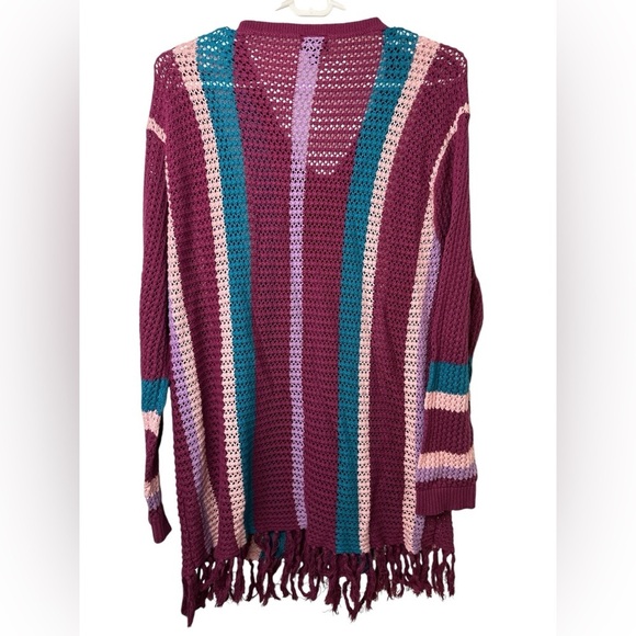 Torrid Open Stitch Purple Pullover Sweater XL - Picture 2 of 7